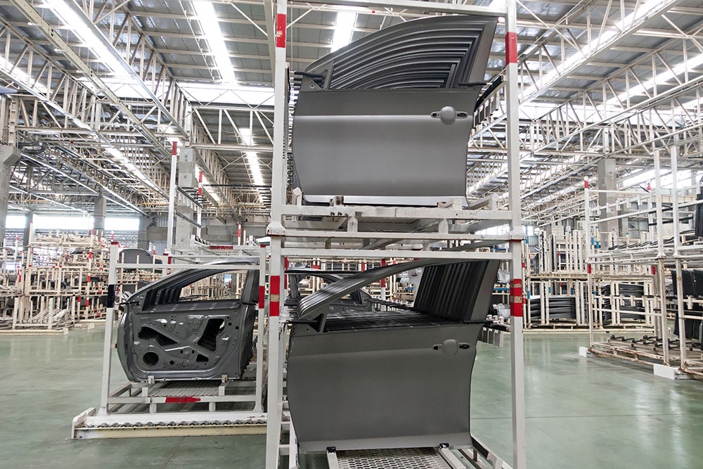 Automotive logistický prvok z výroby iKOV 27