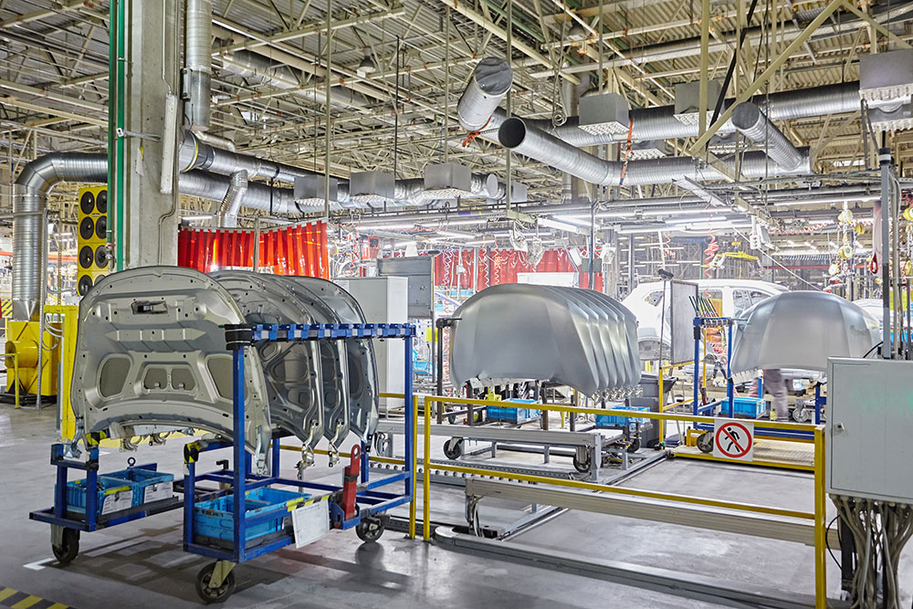 Automotive logistický prvok z výroby iKOV 29