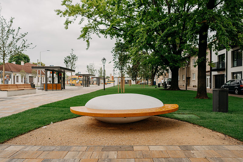 Stadtinfrastruktur des Projekts Zelený kríček in Trnava 26