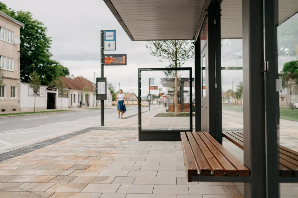 Stadtinfrastruktur des Projekts Zelený kríček in Trnava 67