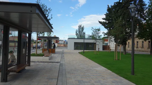 Stadtinfrastruktur des Projekts Zelený kríček in Trnava 69